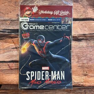 Walmart GameCenter Magazine Nov 2020 Issue 72 Spider-Man Miles Morales PS5 Gift